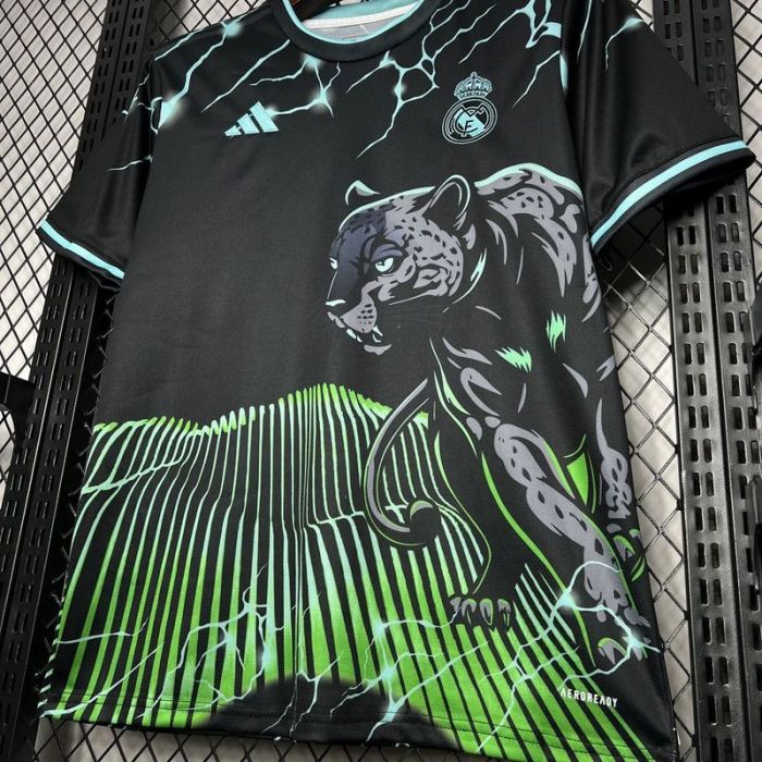Real Madrid Special Edition Black and green Shirt 2024/25
