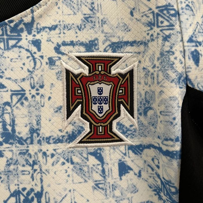 Portugal Jersey Away Kids Kits 2024