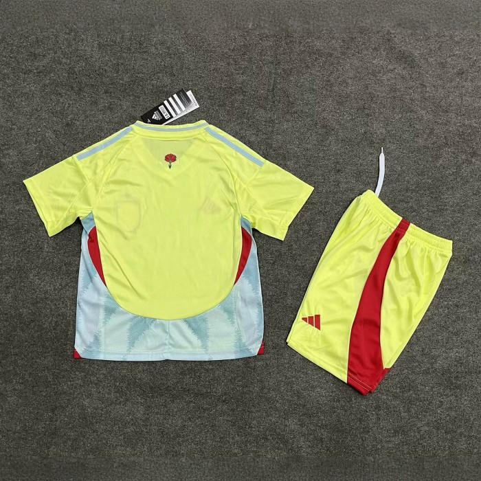 Spain Jersey 2024 Away Kids kits