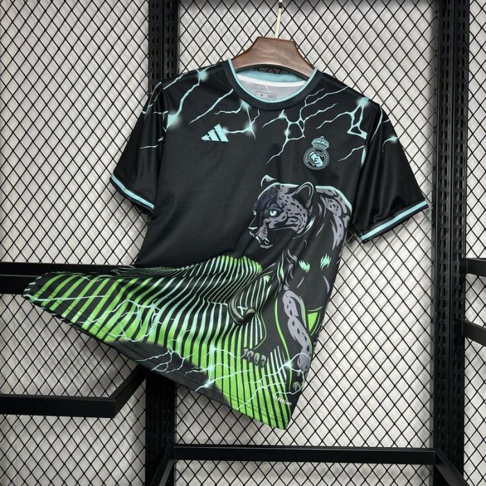 Real Madrid Special Edition Black and green Shirt 2024/25