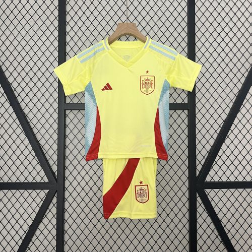 Spain Jersey 2024 Away Kids kits