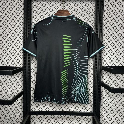 Real Madrid Special Edition Black and green Shirt 2024/25