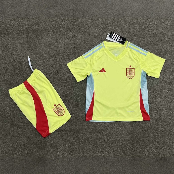 Spain Jersey 2024 Away Kids kits