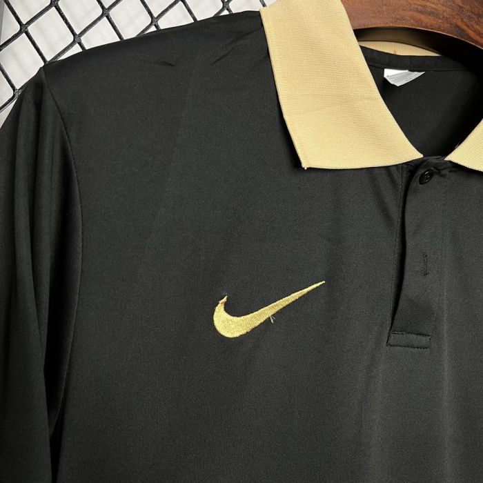 24-25 Barcelona Black Polo Shirt