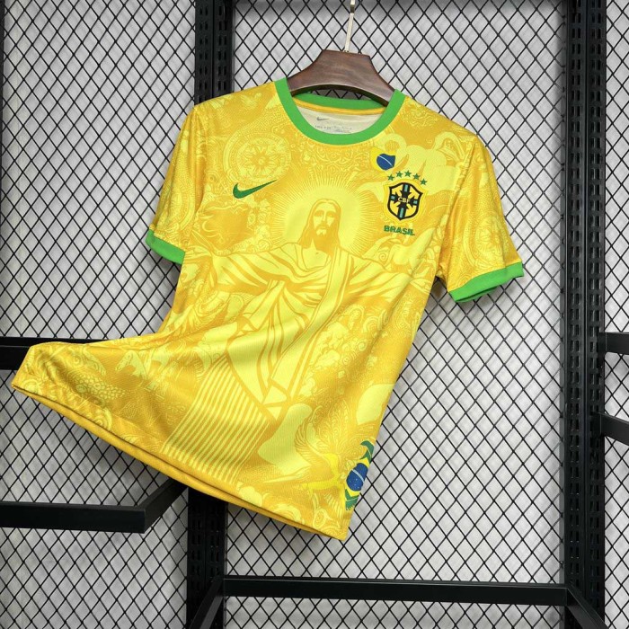Brasil Brazil jersey 2024  Jesus the Redeemer Special Edition Shirt