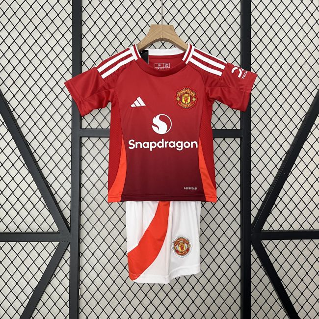 Manchester United Jersey 24/25 Home Kid Kits