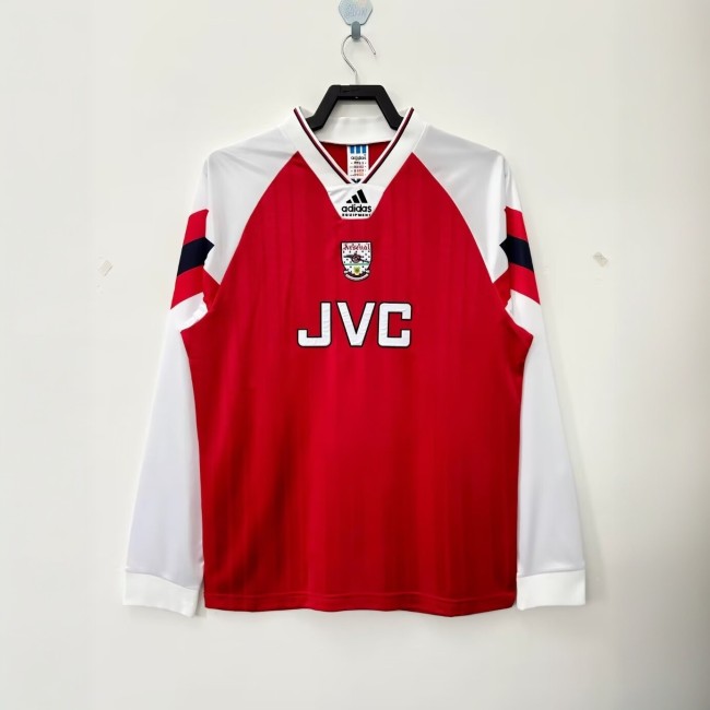92-94 Arsenal Home Retro Kit Long Sleeve