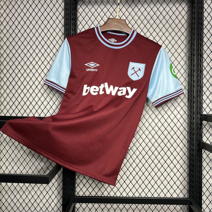 24-25 West Ham Home Kit