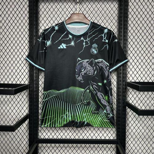 Real Madrid Special Edition Black and green Shirt 2024/25