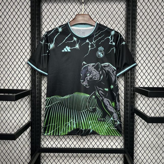 Real Madrid Special Edition Black and green Shirt 2024/25