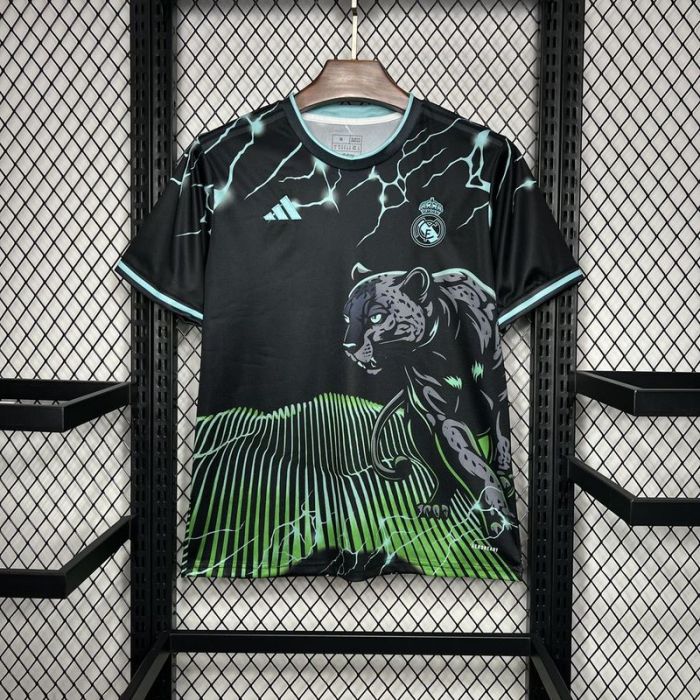 Real Madrid Special Edition Black and green Shirt 2024/25