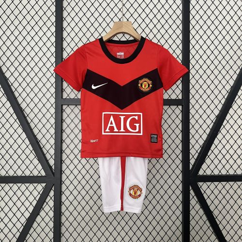 09-10 Manchester United Home Retro Kid Kits