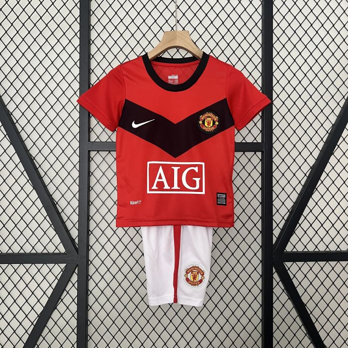 09-10 Manchester United Home Retro Kid Kits