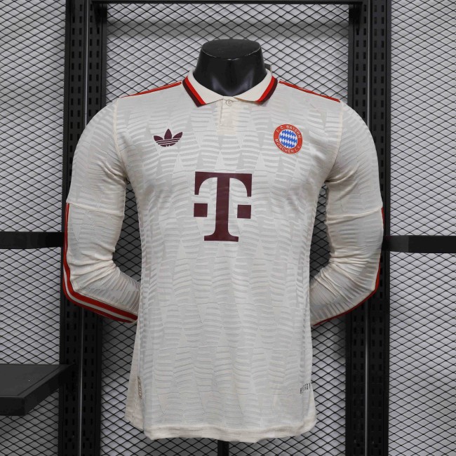 24-25 Bayern Munich Third Long Sleeve Kit Player Version