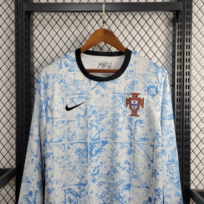 2024 Portugal Away Kit Long Sleeve