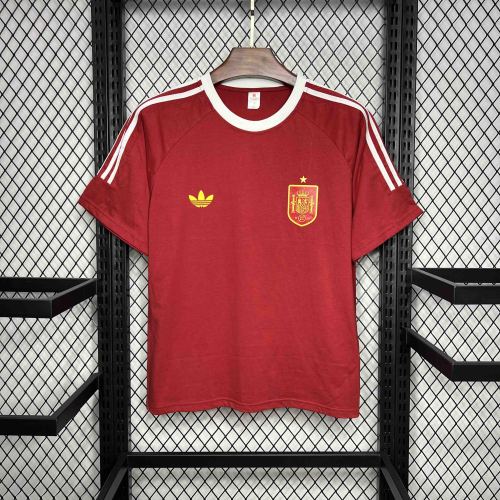 24-25 Spain Retro Style Red Kit