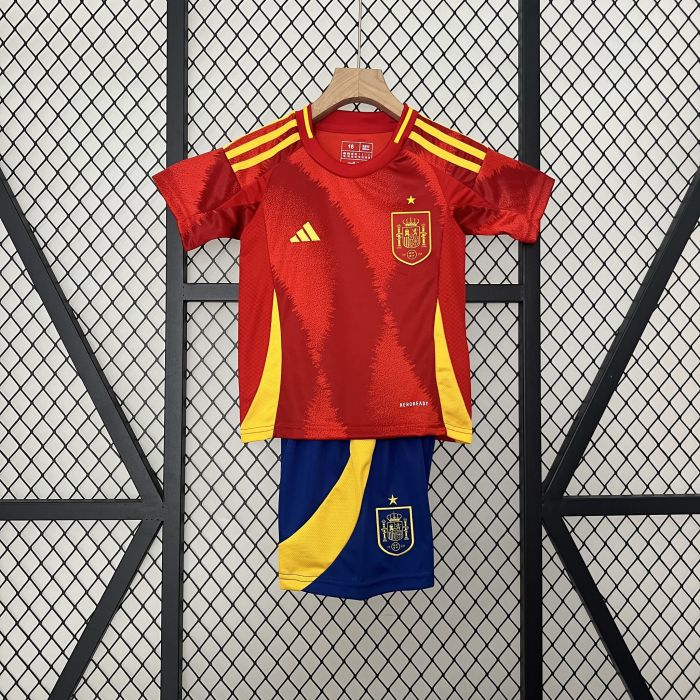Spain Jersey Home Kids Kits 2024