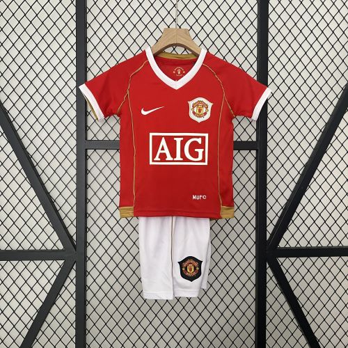 Manchester United 2006/07 Home Retro Kids Kits
