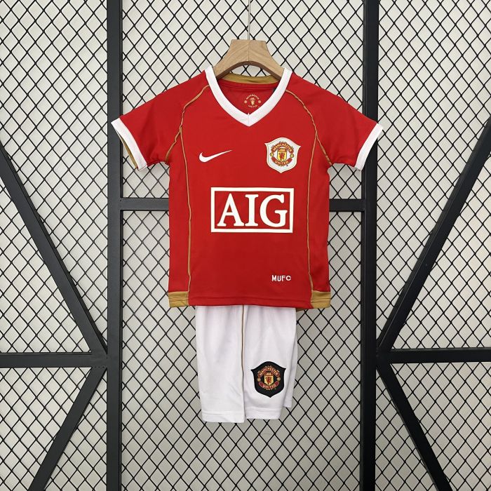 Manchester United 2006/07 Home Retro Kids Kits