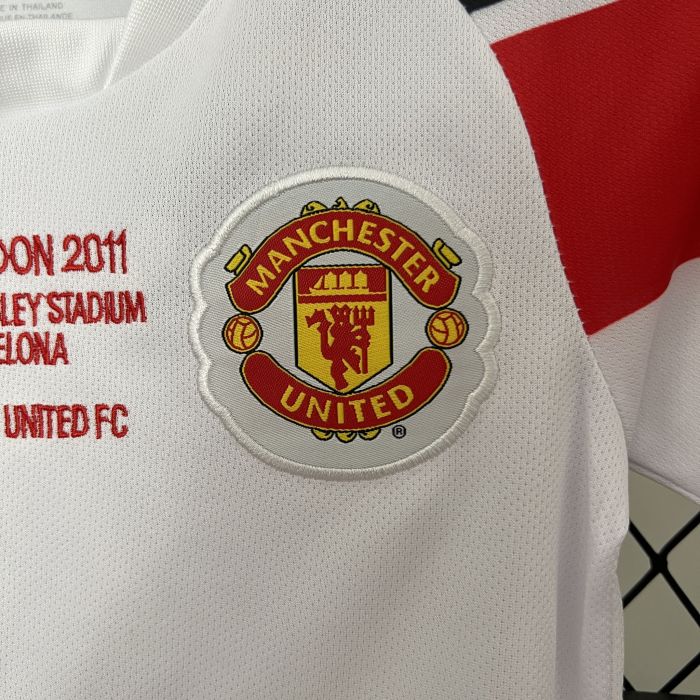 10-11 Manchester United Away Champions League Retro Kid Kits