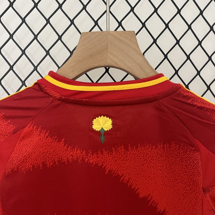 Spain Jersey Home Kids Kits 2024