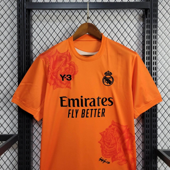 Real Madrid Y3 Orange shirt 24/25 football kit