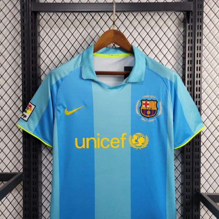 07-08 Barcelona Retro Away Kit