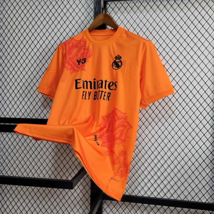 Real Madrid Y3 Orange shirt 24/25 football kit