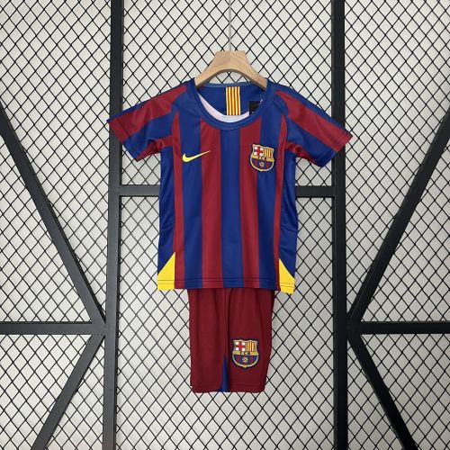 Barcelona jersey 2005/06 Home Retro Kids Kits