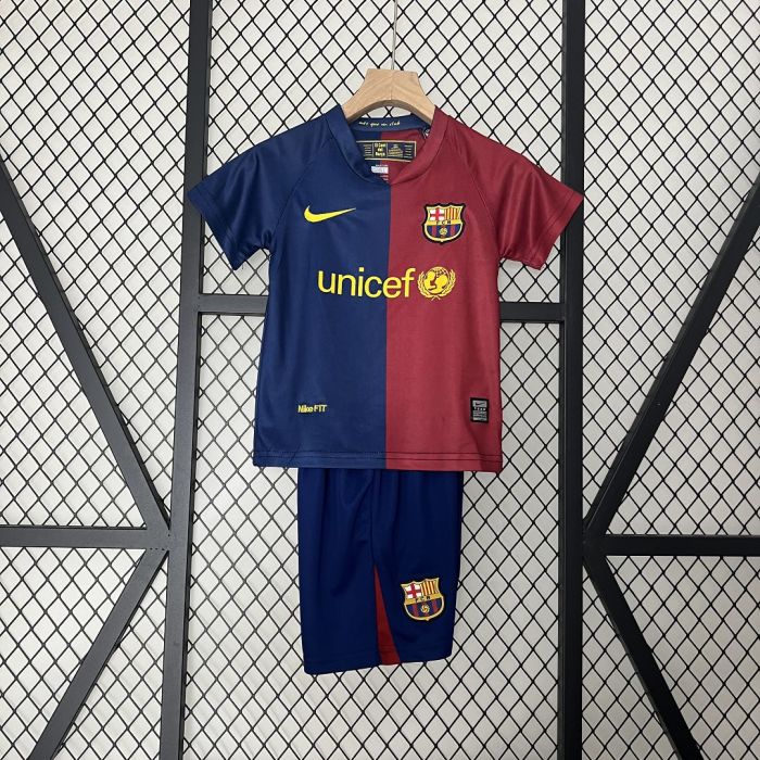 08-09 Barcelona Home Retro Kids Kits