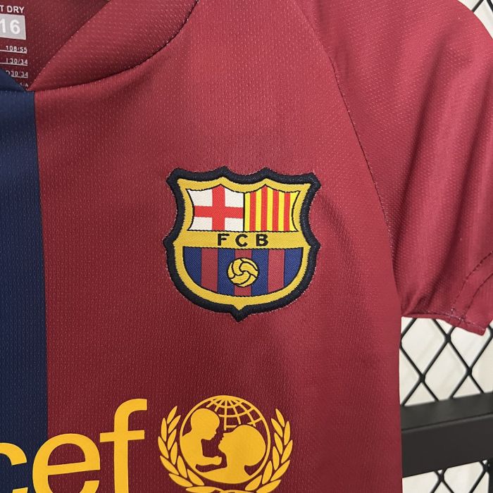08-09 Barcelona Home Retro Kids Kits