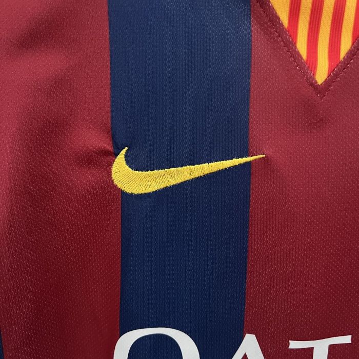 Barcelona Jersey 2014/15 Home Retro Kids Kits Neymar/Messi