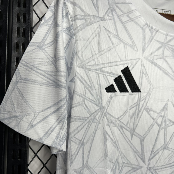 24-25 Real Madrid Pre-match White Training Kit