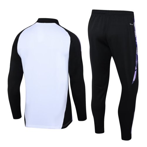 Germany tracksuit 2024 White Quater Zip Training Kit