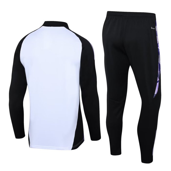 Germany tracksuit 2024 White Quater Zip Training Kit
