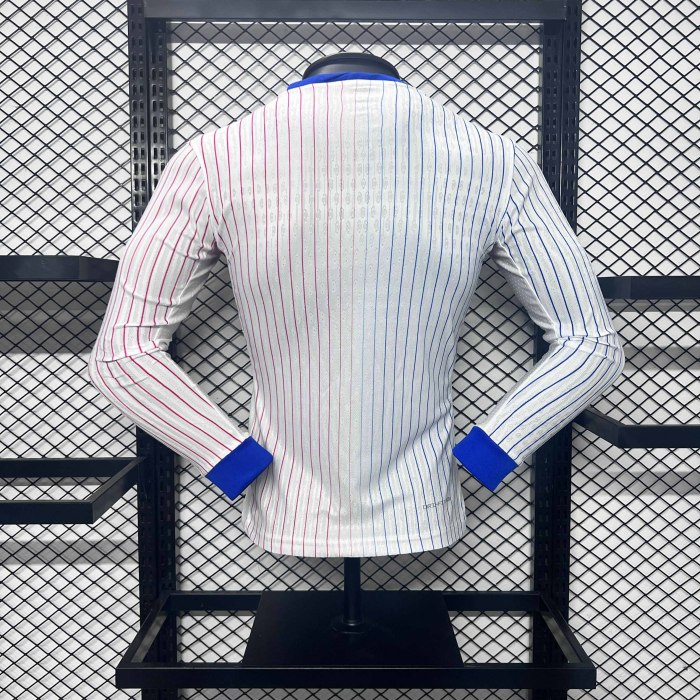 2024 France Away Long Sleeve Kit Player Version French football