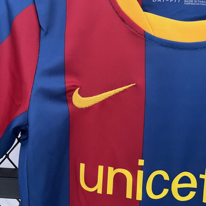 10-11 Barcelona Home Retro Kids Kit
