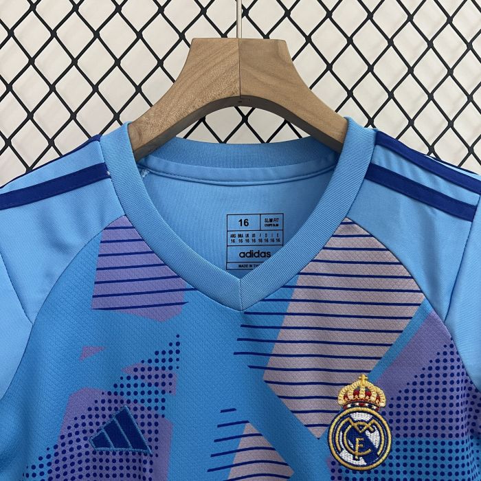 Real Madrid Goalkeeper jersey Kids Kits 2024-25