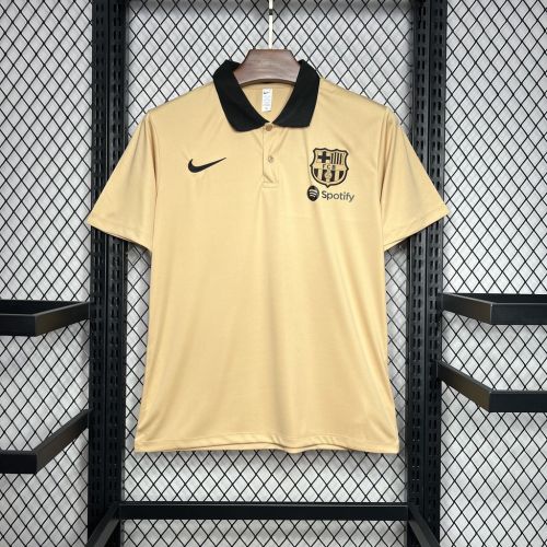 24-25 Barcelona jersey Yellow POLO Shirt