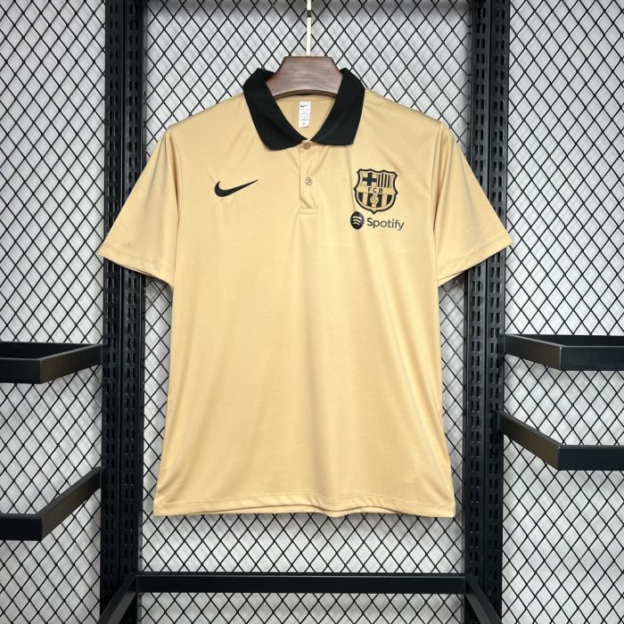 24-25 Barcelona jersey Yellow POLO Shirt