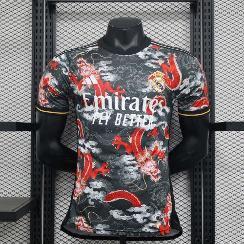 24-25 Real Madrid Red Dragon Special Edtion Kit Player Version