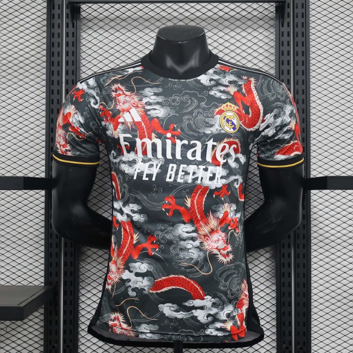24-25 Real Madrid Red Dragon Special Edtion Kit Player Version