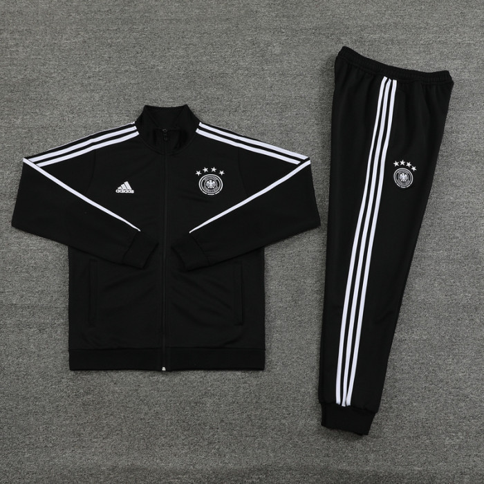 2024 Germany Long Sleeve Training Suits Black Jacket