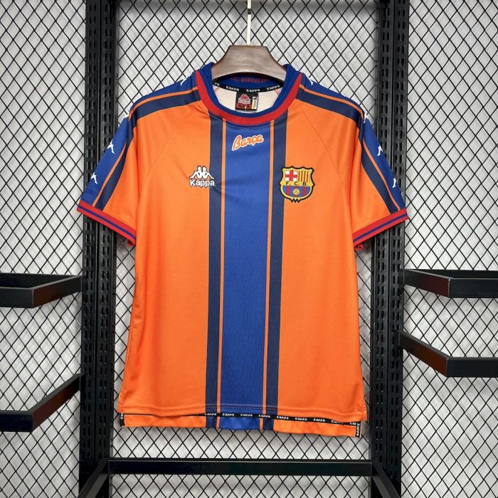 97-98 Barcelona Away Retro Kit