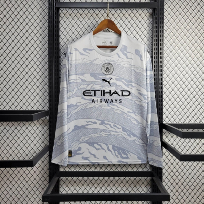 24-25 Manchester City The Year of Dragon Kit Long Sleeve Shirt