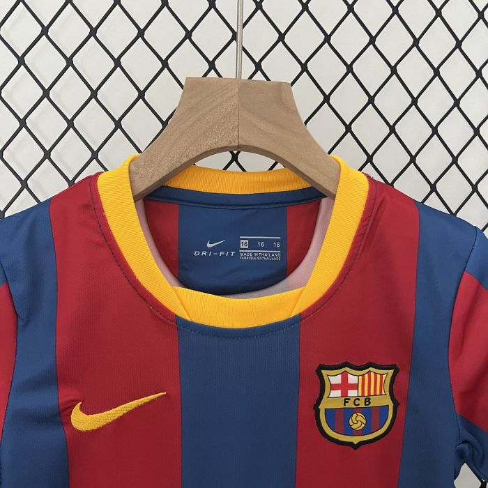 10-11 Barcelona Home Retro Kids Kit