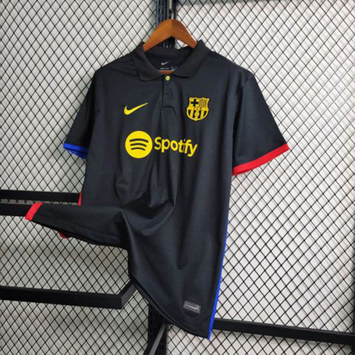 Barcelona jersey black polo shirt