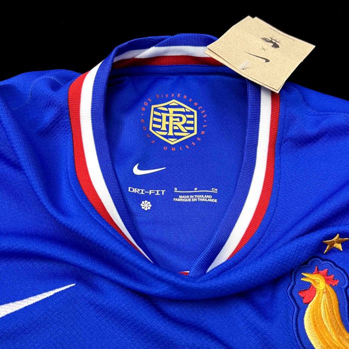France Home Kit 2024 UEFA Euro Shirt French football