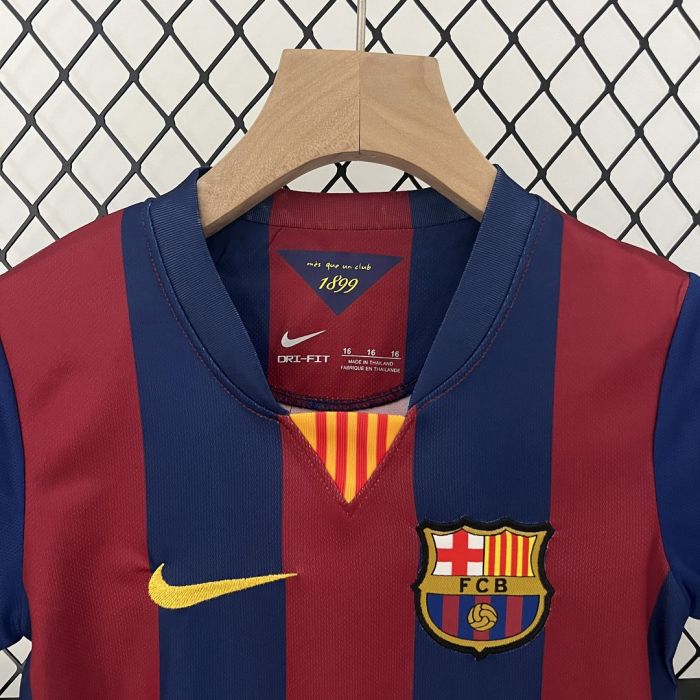 Barcelona Jersey 2014/15 Home Retro Kids Kits Neymar/Messi