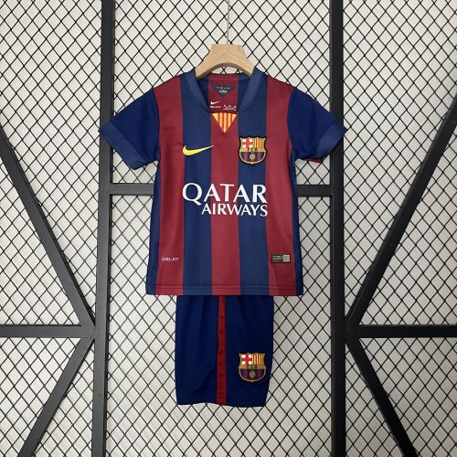 Barcelona Jersey 2014/15 Home Retro Kids Kits Neymar/Messi